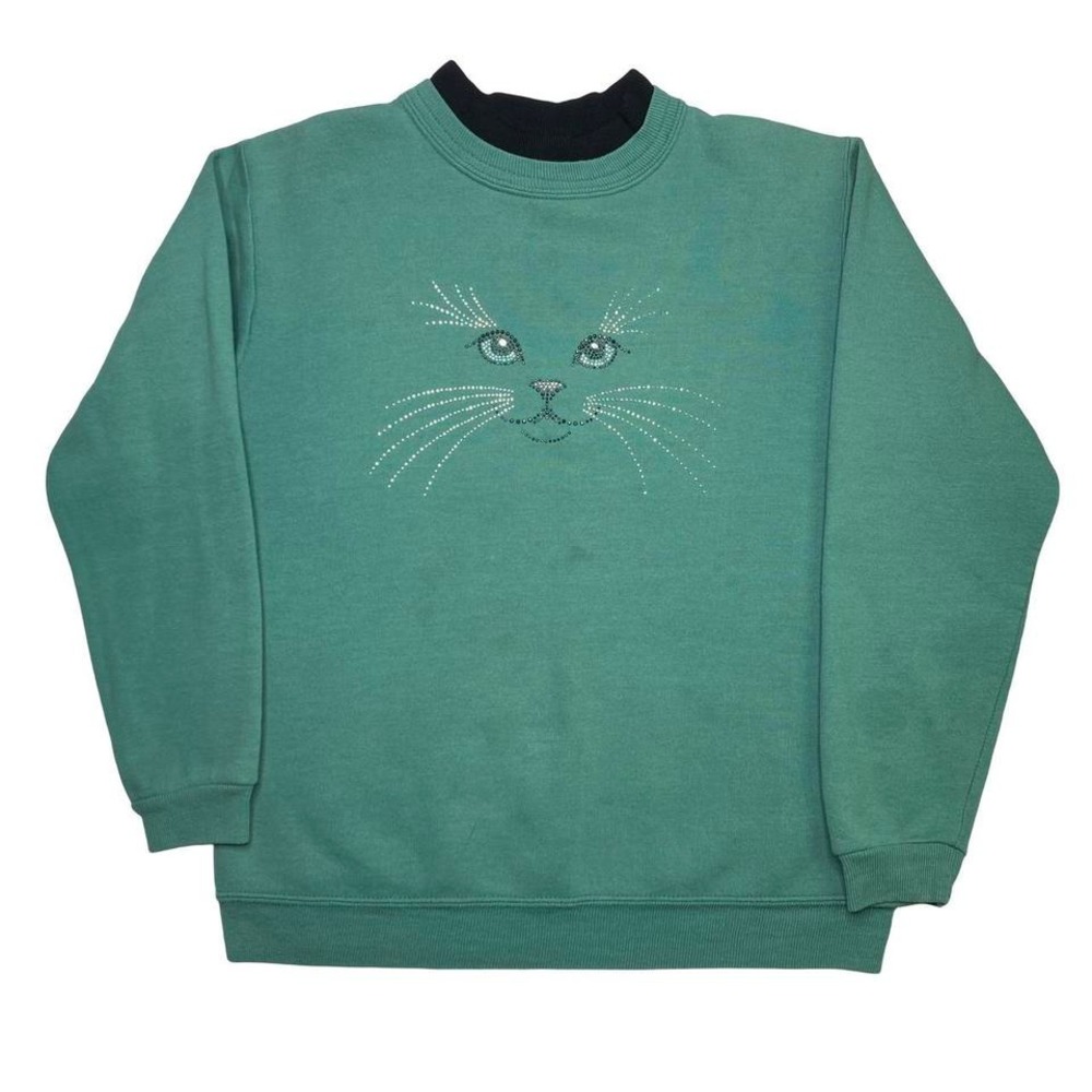 Vintage Cat animal sweater‎